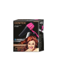 Купить Фен Centek CT-2225 2400 Вт черный, красный  в E-mobi