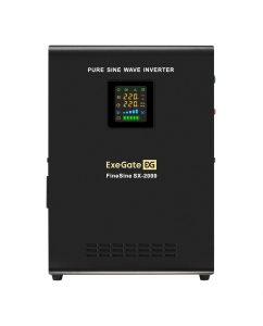 Купить ИБП ExeGate FineSine SX-2000.LCD.AVR.2SH  в E-mobi