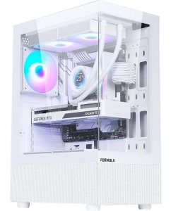 Купить Корпус компьютерный Formula Crystal Z1 PLUS белый в E-mobi