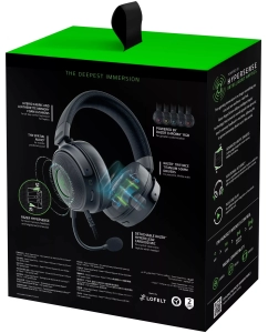Купить Игровые наушники Razer Kraken V3 Hypersense черный (RZ04-03770100-R3M1)  в E-mobi
