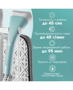 Купить Вертикальный отпариватель Endever ODYSSEY Q-13 2.7 л белый; зеленый  в E-mobi