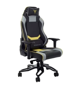 Купить Кресло игровое ZONE 51 Cyberpunk, на колесиках, эко.кожа, черный/серый [z51-cbp-yg] в E-mobi