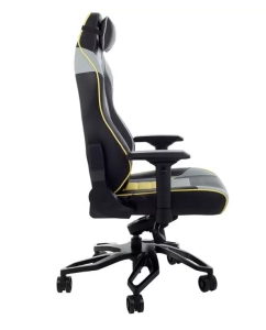 Купить Кресло игровое ZONE 51 Cyberpunk, на колесиках, эко.кожа, черный/серый [z51-cbp-yg]  в E-mobi