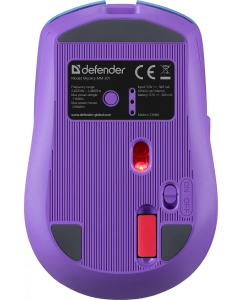 Купить Беспроводная мышь Defender Mystery MM-301 фиолетовый (52301)  в E-mobi