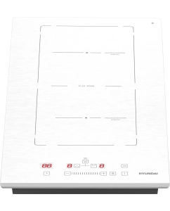 Купить Встраиваемая варочная панель индукционная HYUNDAI HHI 3772 белый  в E-mobi