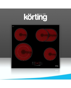 Купить Встраиваемая варочная панель электрическая Korting HK 62550 B черный в E-mobi