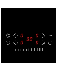 Купить Встраиваемая варочная панель электрическая Korting HK 62550 B черный  в E-mobi