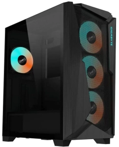Купить Корпус компьютерный Gigabyte C301 Glass MidTower черный в E-mobi