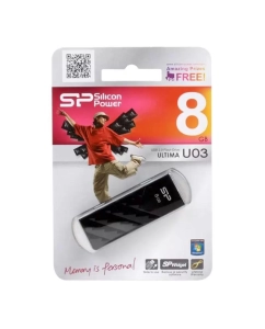 Купить Флешка Silicon Power Ultima U03 8 ГБ (SP008GBUF2U03V1K) в E-mobi