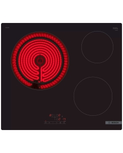 Купить Встраиваемая варочная панель электрическая Bosch PKK611BB2E черный в E-mobi