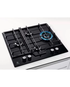 Купить Встраиваемая варочная панель газовая Electrolux KGG6456K черный  в E-mobi