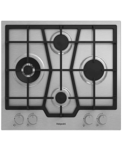 Купить Встраиваемая варочная панель газовая Hotpoint HGMT 643 W IX серебристый  в E-mobi