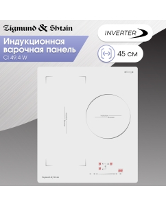 Купить Встраиваемая варочная панель индукционная Zigmund & Shtain CI 49.4 W белый в E-mobi