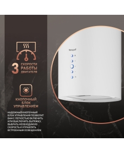 Купить Вытяжка настенная Weissgauff Gracia WH белый  в E-mobi