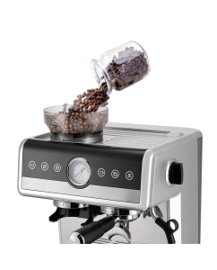 Купить Рожковая кофемашина Kitfort КТ-7413 серая  в E-mobi