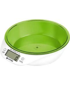 Купить Весы кухонные Vitek VT-2400 White/Green в E-mobi