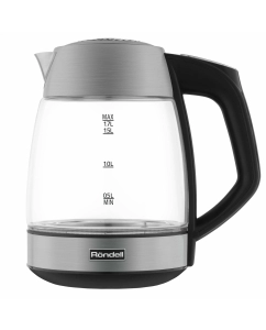 Купить Чайник электрический Rondell RDE-1004 1.7 л черный, прозрачный в E-mobi