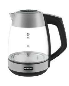 Купить Чайник электрический Rondell RDE-1004 1.7 л черный, прозрачный  в E-mobi