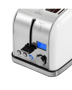 Купить Тостер MAUNFELD MF-821WH Silver  в E-mobi