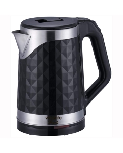 Купить Чайник электрический Viconte VC-3295 2 л черный, серебристый в E-mobi