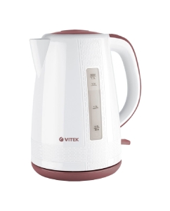 Купить Чайник электрический VITEK VT-7055 1.7 л белый, коричневый в E-mobi