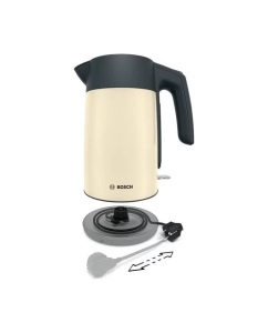 Купить Чайник электрический Bosch TWK7L467 1.7 л бежевый  в E-mobi