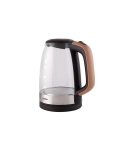 Купить Чайник электрический Centek CT-0065   1.7 л бежевый, прозрачный, серебристый, черный  в E-mobi