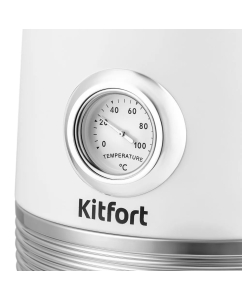 Купить Чайник электрический Kitfort КТ-6603 1.7 л белый  в E-mobi
