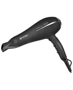 Купить Фен VITEK VT-8222 2 200 Вт черный, серебристый в E-mobi