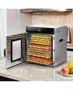 Купить Сушилка для овощей и фруктов Kitfort КТ-1967 серый  в E-mobi