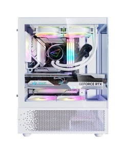 Купить Корпус компьютерный XPG INVADER X (INVADERXMINIMT-WHCWW) белый в E-mobi