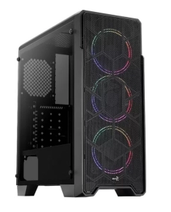 Купить Корпус компьютерный AeroCool Ore Saturn (ORE FRGB-G-BK-V1) Black в E-mobi