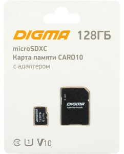Купить Флеш карта Digma microSDXC 128Gb (dgfca128a01) в E-mobi