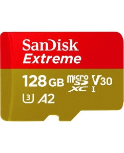 Купить Карта памяти Sandisk Extreme 128GB с адаптером, SDSQXAA-128G-GN6MA в E-mobi