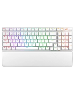 Купить Проводная/беспроводная клавиатура ASUS X901 SCOPE II 96 WL белый (90MP037A-BKRA30)  в E-mobi