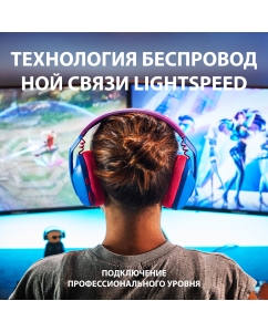 Купить Наушники для компьютера Logitech G435 Wireless Blue and Raspberry (981-001062)  в E-mobi