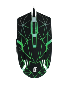 Купить Проводная игровая мышь OKLICK 701G черный в E-mobi