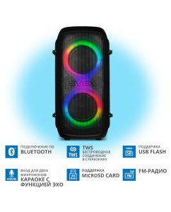 Купить Портативная колонка Sven SVEN PS-800 Black (SV-021511)  в E-mobi