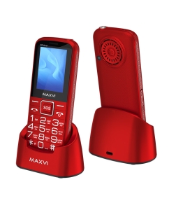 Купить Мобильный телефон Maxvi B21ds UP красный в E-mobi