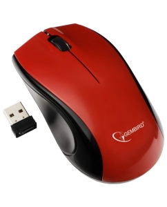Купить Беспроводная мышь Gembird MUSW-320-R Red/Black  в E-mobi