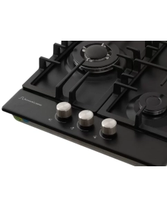 Купить Встраиваемая варочная панель газовая Schaub Lorenz SLK GS4540 черный  в E-mobi