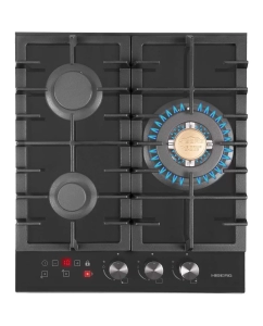 Купить Встраиваемая варочная панель газовая Hiberg VM 4535 B черный в E-mobi