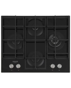 Купить Встраиваемая варочная панель газовая Hotpoint-Ariston HG 61F/BK черный в E-mobi