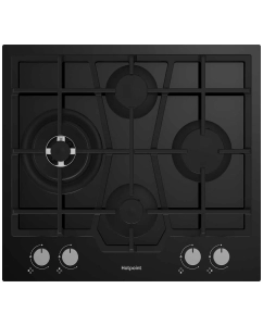 Купить Встраиваемая варочная панель газовая Hotpoint HG 62FD черный в E-mobi