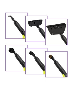 Купить Пароочиститель Kitfort КТ-9104-2 черный, желтый  в E-mobi