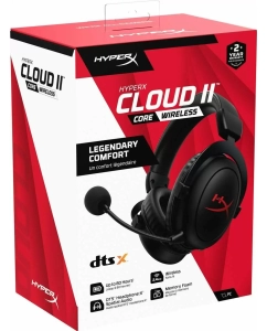 Купить Беспроводные наушники HyperX Cloud II Core Wireless Black (6Y2G8AA)  в E-mobi