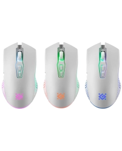 Купить Беспроводная игровая мышь DEFENDER Pandora GM-502 белый (52502)  в E-mobi