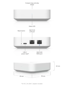 Купить Wi-Fi роутер Ubiquiti UXG-Lite (UXG-Lite)  в E-mobi