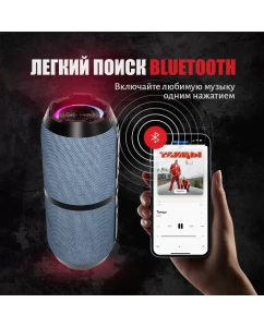 Купить Портативная колонка Урал Гагарин ГР-003 Blue  в E-mobi