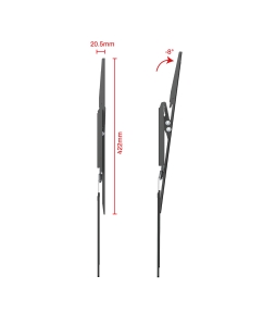 Купить Кронштейн на стену наклонный для диагонали от 32 до 55 дюймов UniTeki TM1506  в E-mobi